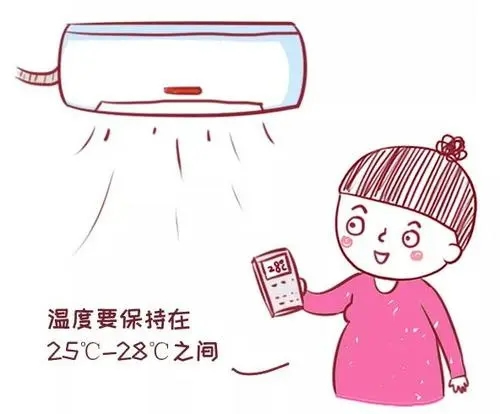 建议你使用空调时室内温度保持在26℃-28℃之间