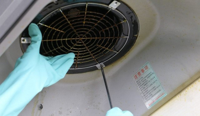 起固定作用的粗滤网,和密封圈,逐一拆下