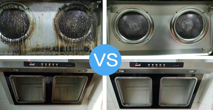 第二步：拆卸油烟机